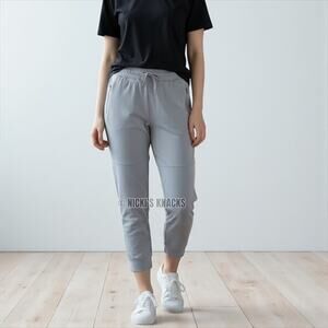 Nanette Lepore Super Soft 7/8 Fleece Jogger Lounge Pants in Skyfall Blue Size M